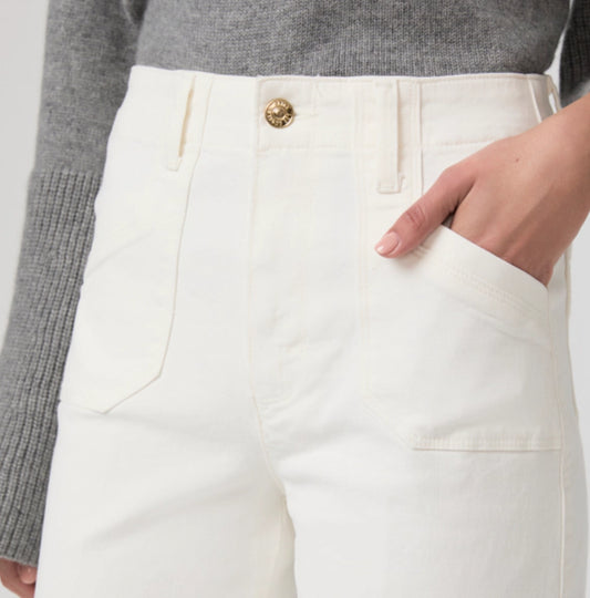 PAIGE Anessa 31” Welt Utility Raw Hem