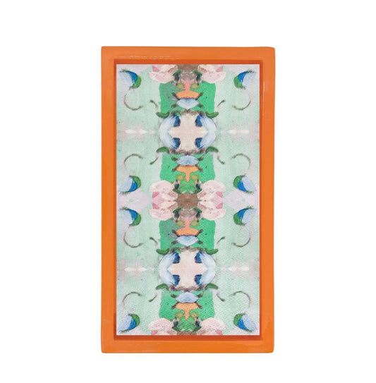 Laura Park Orange Bamboo Guest Towel Holder