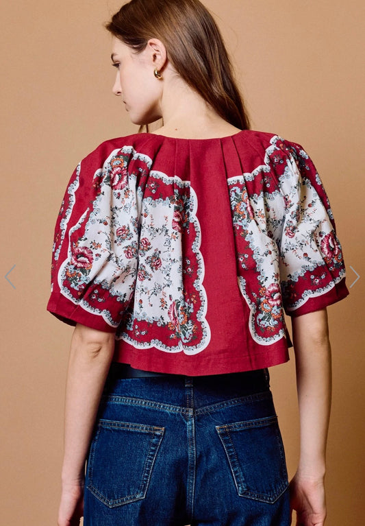 Sylvia Top in Vivrelle