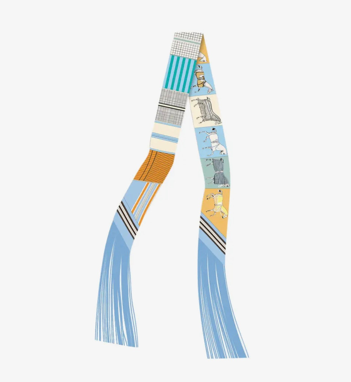 Frilly Scarf - Blue