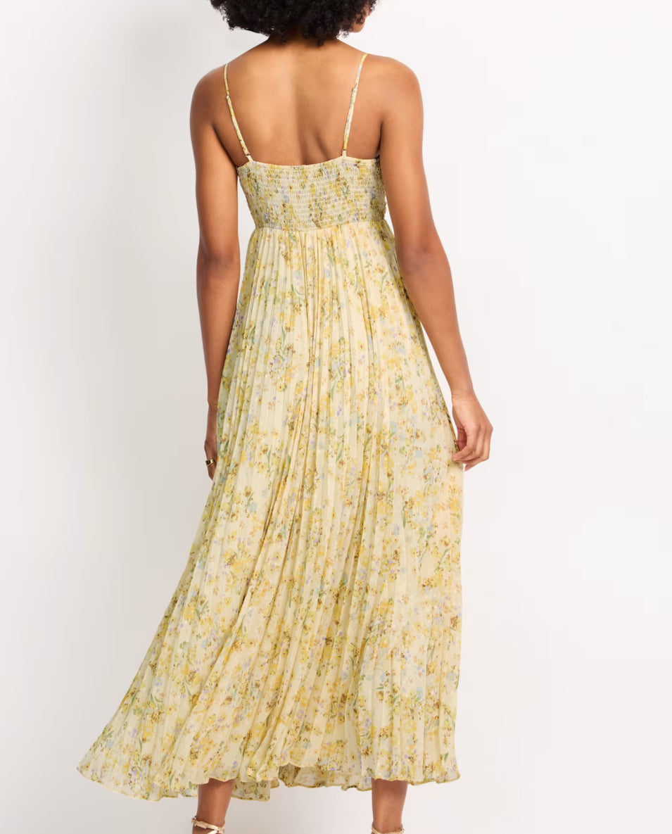 Rose Pleated Dress