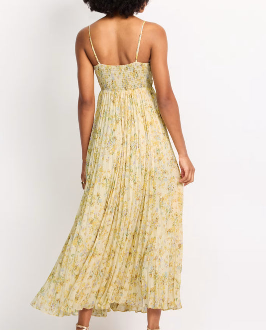 Rose Pleated Dress