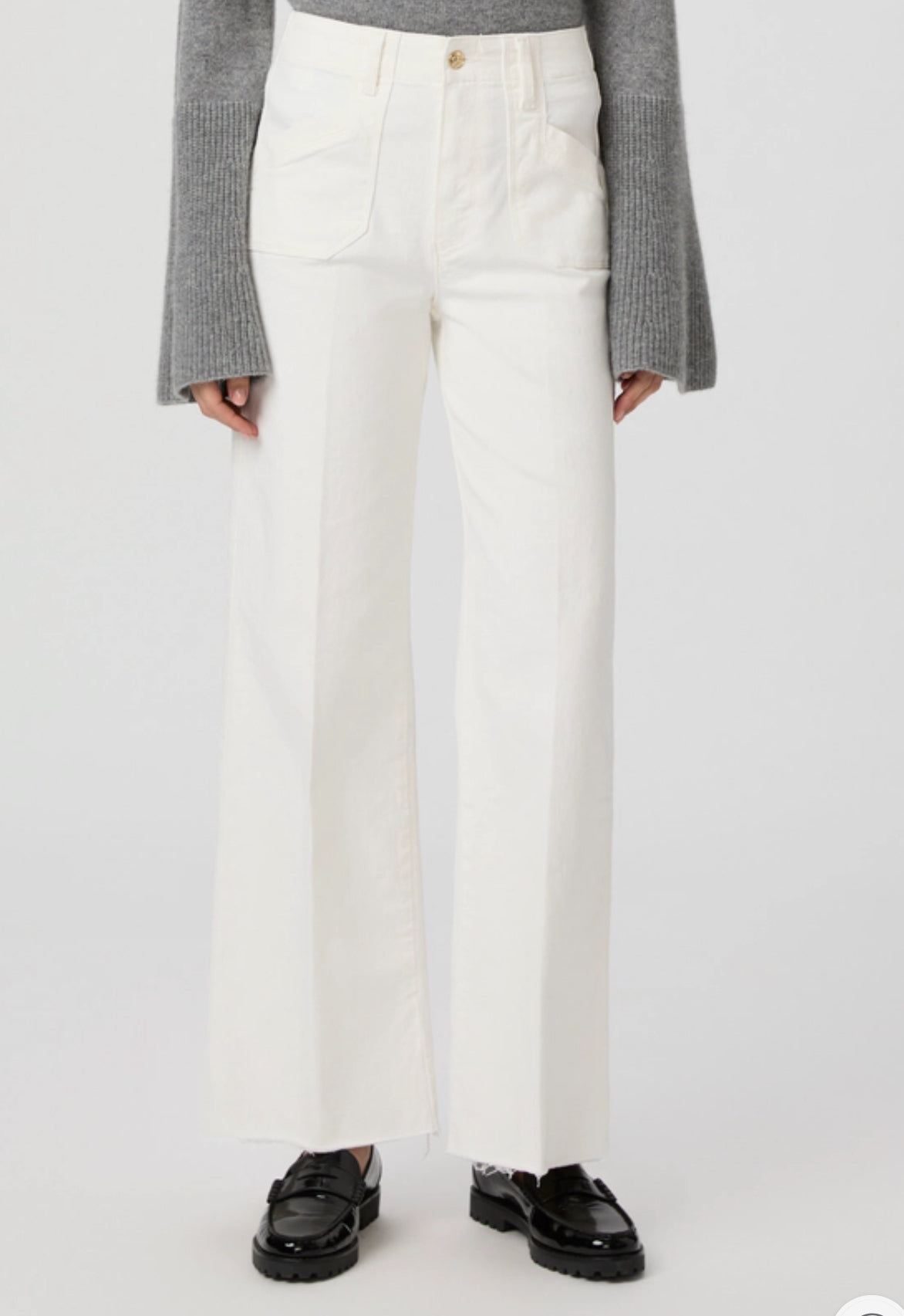 PAIGE Anessa 31” Welt Utility Raw Hem