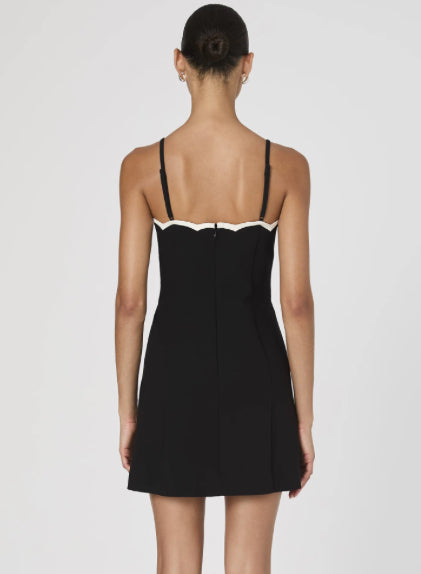 Azra Scallop Mini Dress