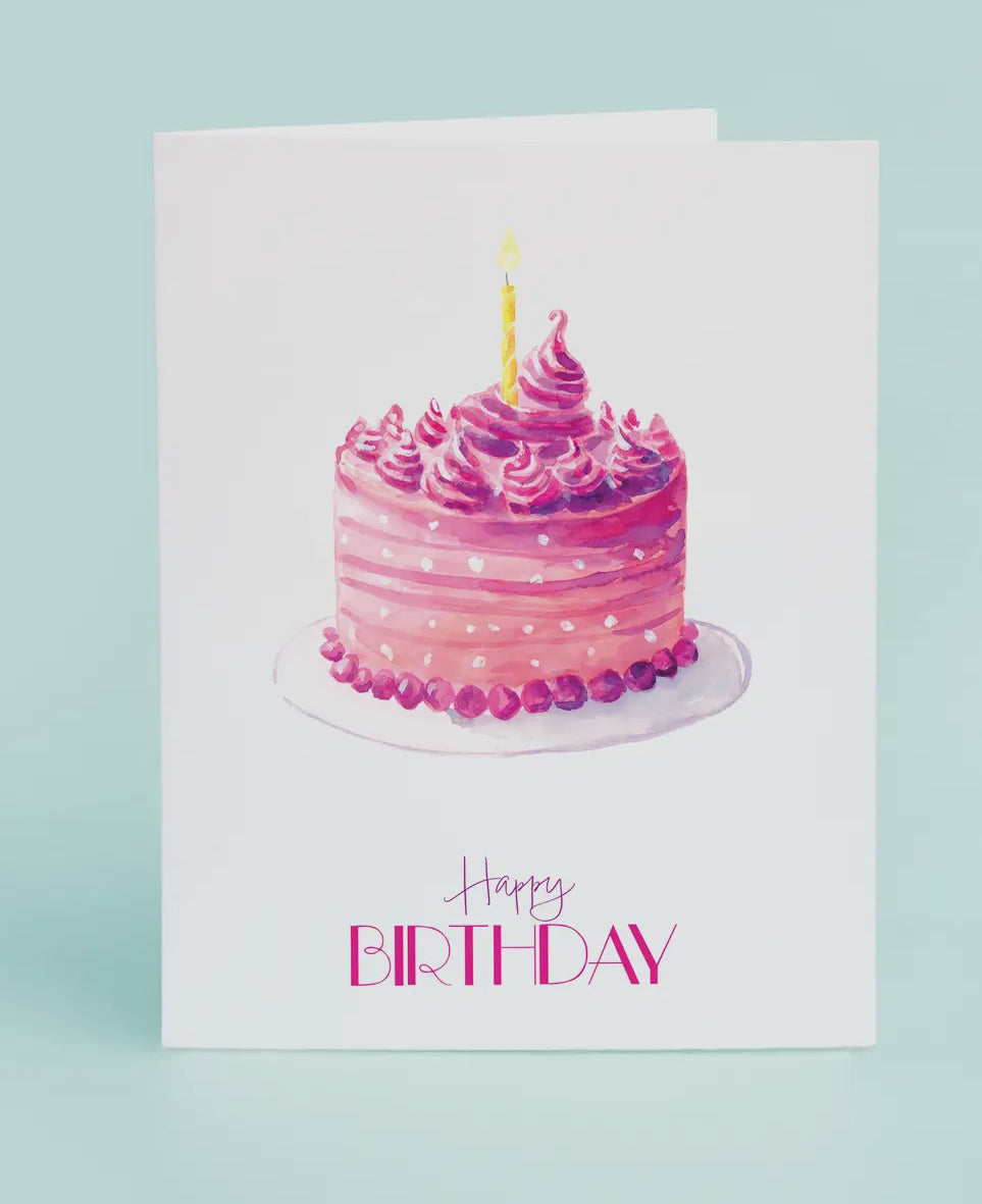 Pink Birthday Cake