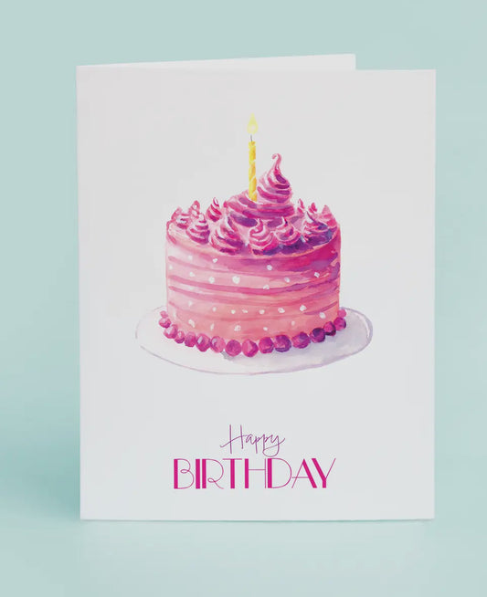 Pink Birthday Cake