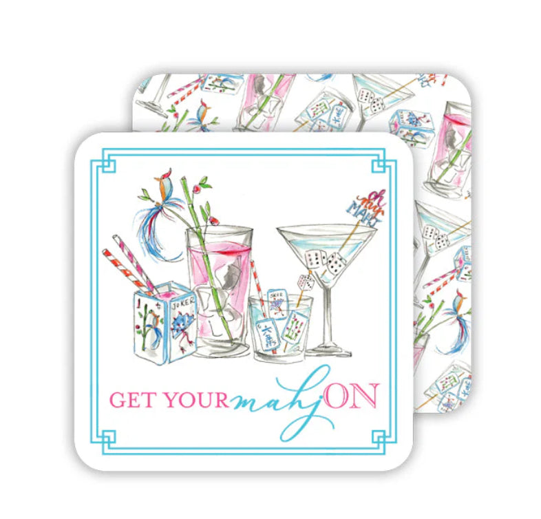 Mahjong Cocktails Coasters