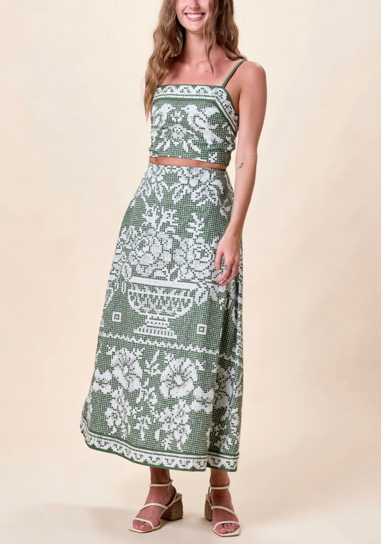 Juniper Top in Verdant Flight