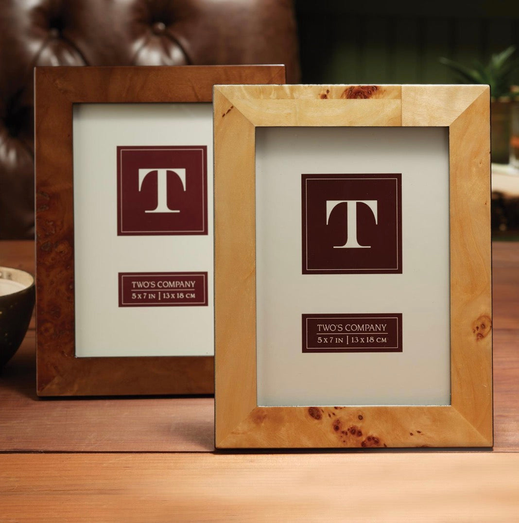Burled Wood 5x7 Frame