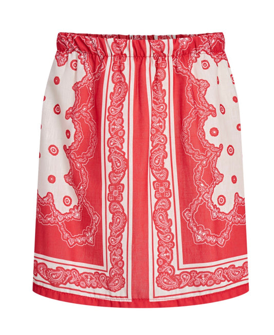 Red Scarf Skirt-S