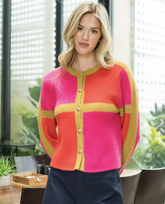 Colorblock Cardigan