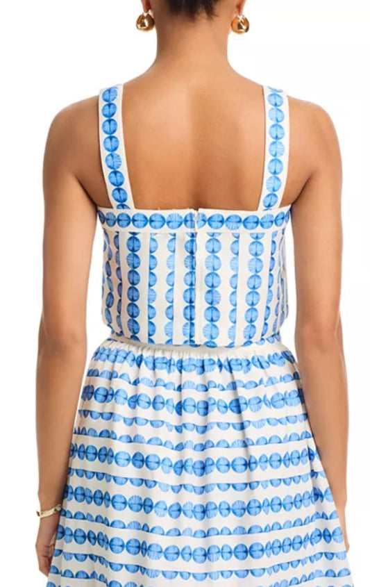 Structured True Blue Top