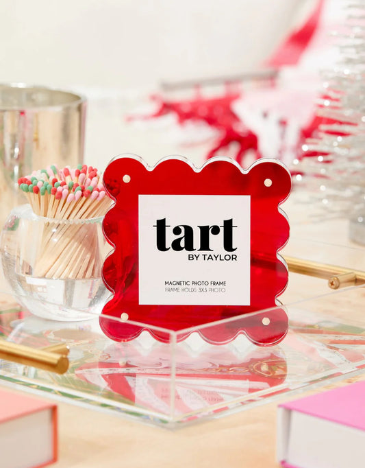 Mini Red Acrylic Picture Frame