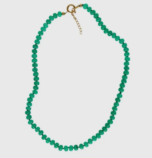 18” Genuine Jade Candy Necklace