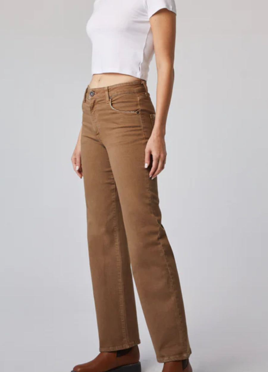 EDYSON Conrad High Rise Wide Leg in Camel