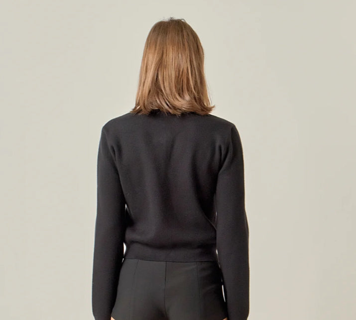 Scallop Detail Cardigan