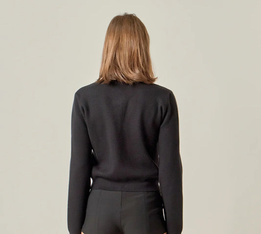 Scallop Detail Cardigan