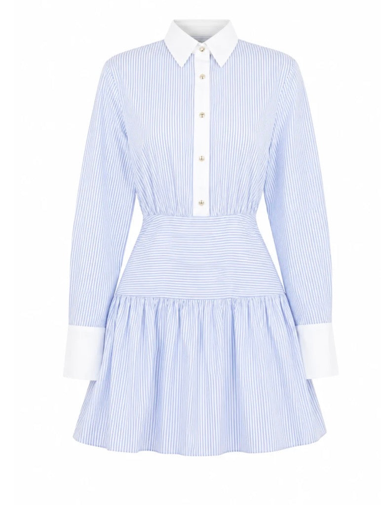 Cora Drop Waist Shirt Dress