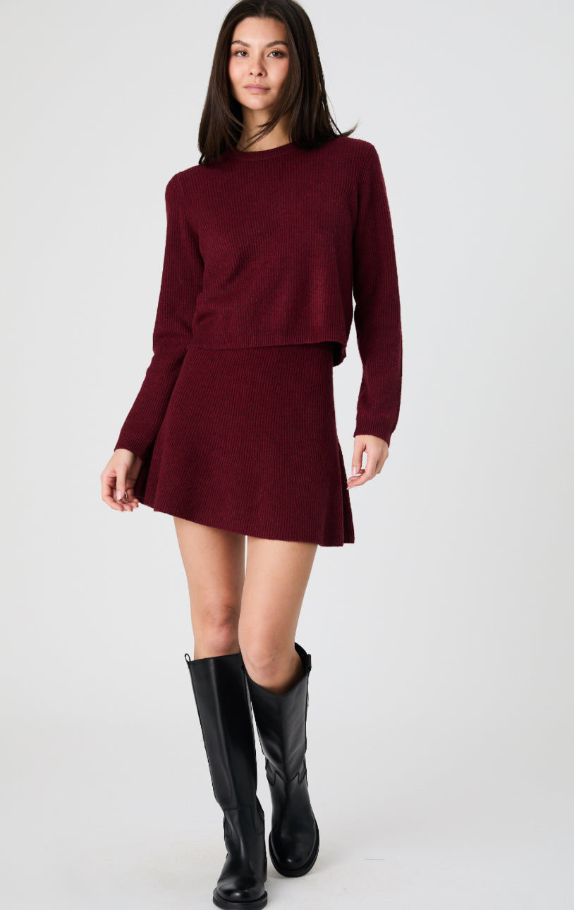 Vhari Knit Mini Skirt