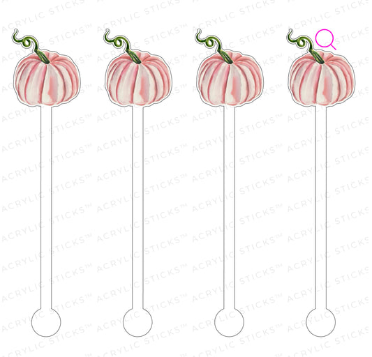 Pink Gourd Acrylic Sticks