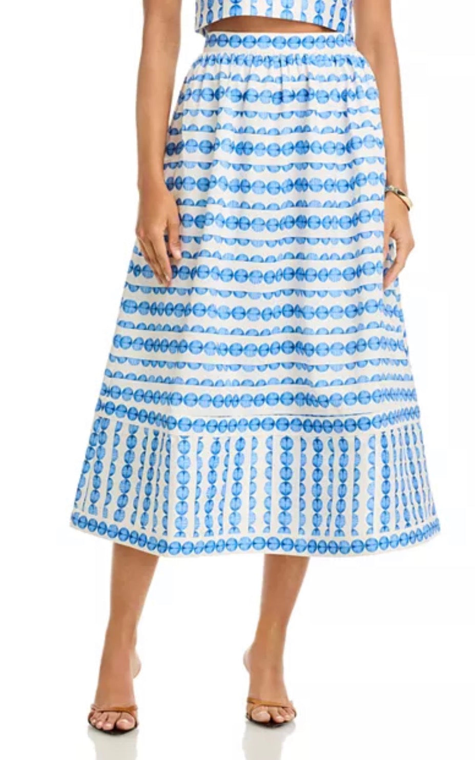 True Blue Structured Skirt