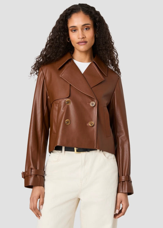 Porto Faux Leather Jacket