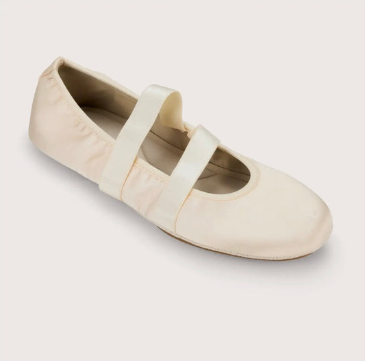 Rose Satin Ballet Flat