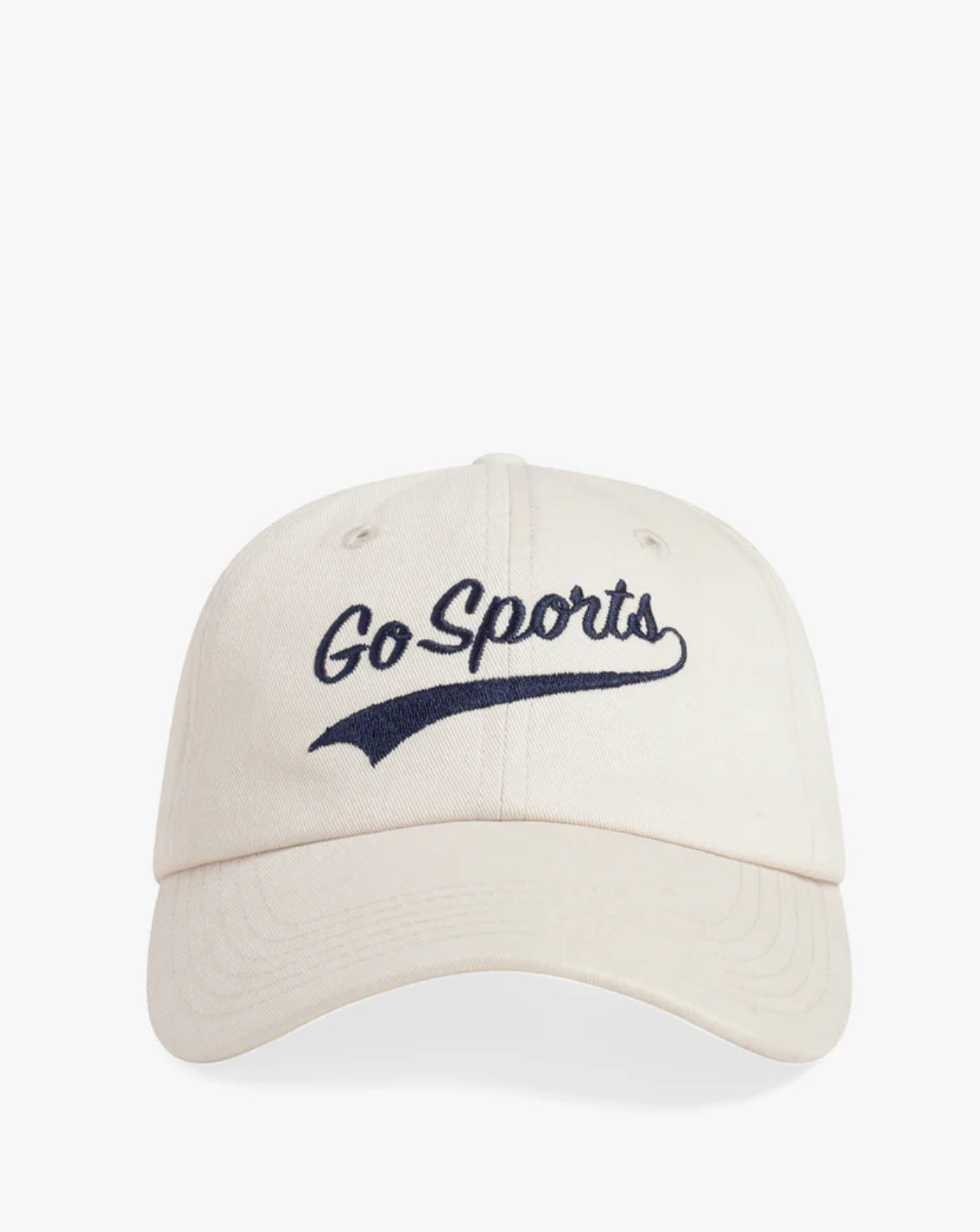 Go Sports Hat - Khaki & Navy