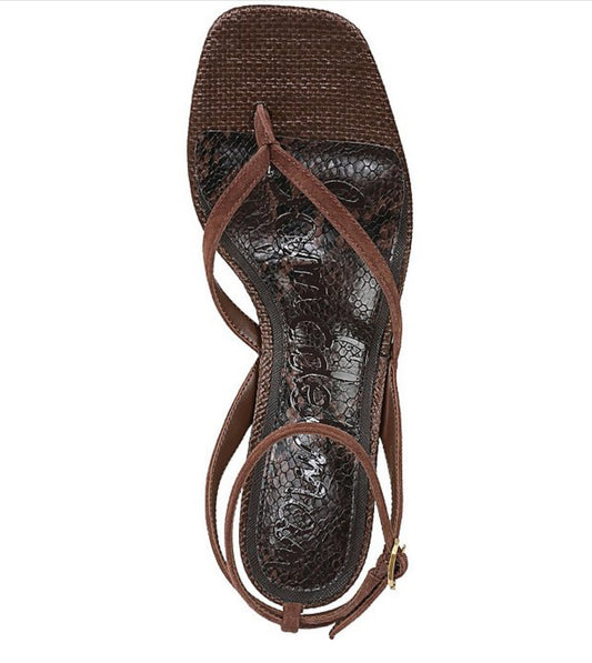 Pax Suede & Raffia Wrap Sandal