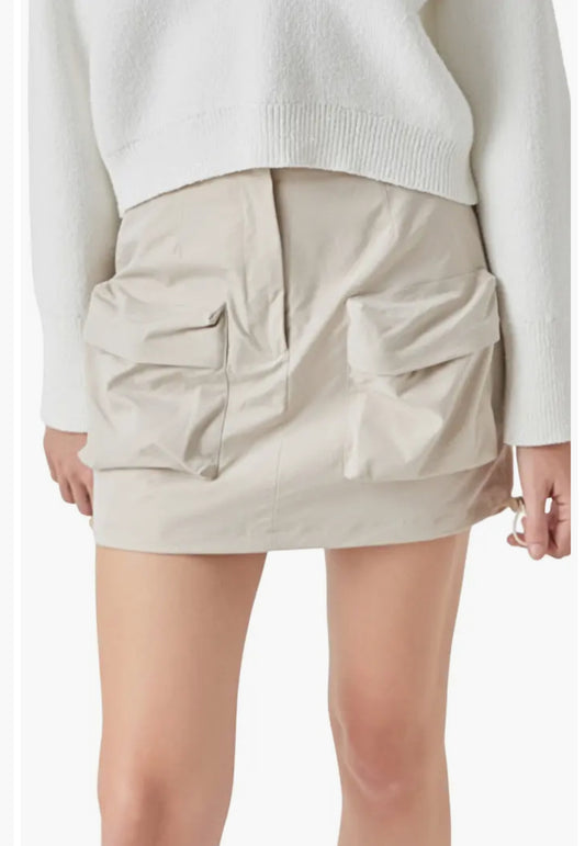 Cargo Mini Skirt