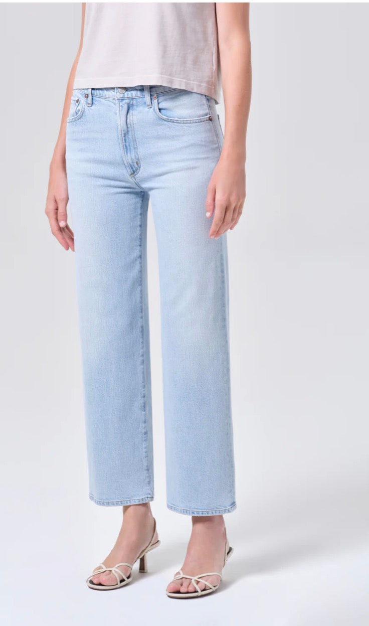 AGOLDE Harper Crop in Flaunt