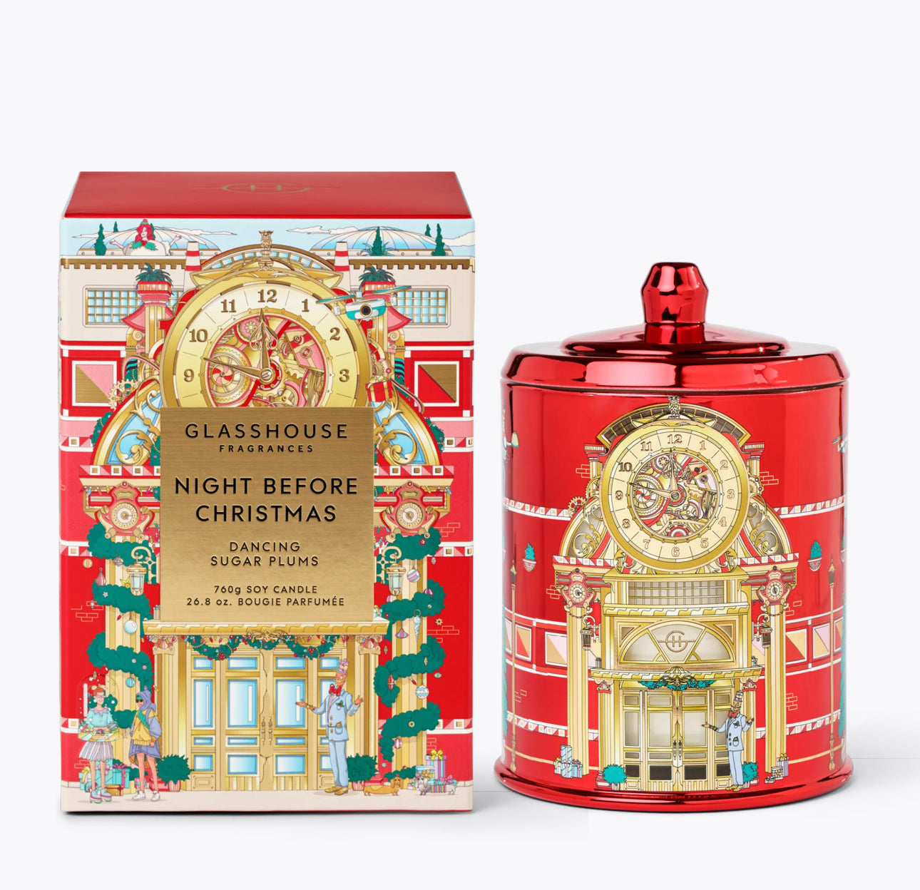 Glasshouse Night Before Christmas Candle 26.8oz