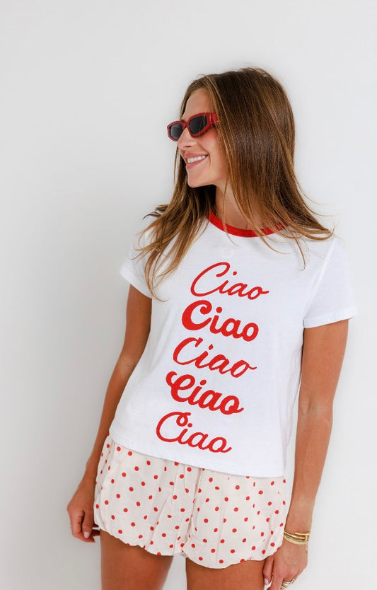 Ciao Ringer Tee