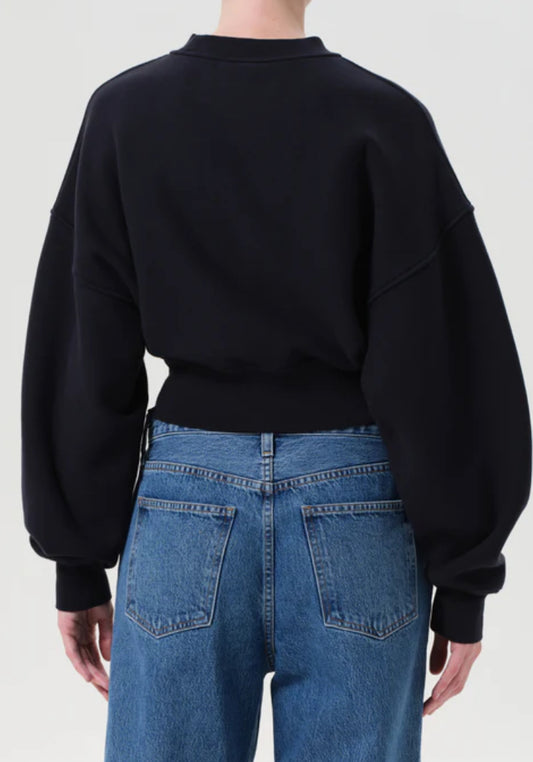 AGOLDE Kit Shrunken Crewneck Sweatshirt