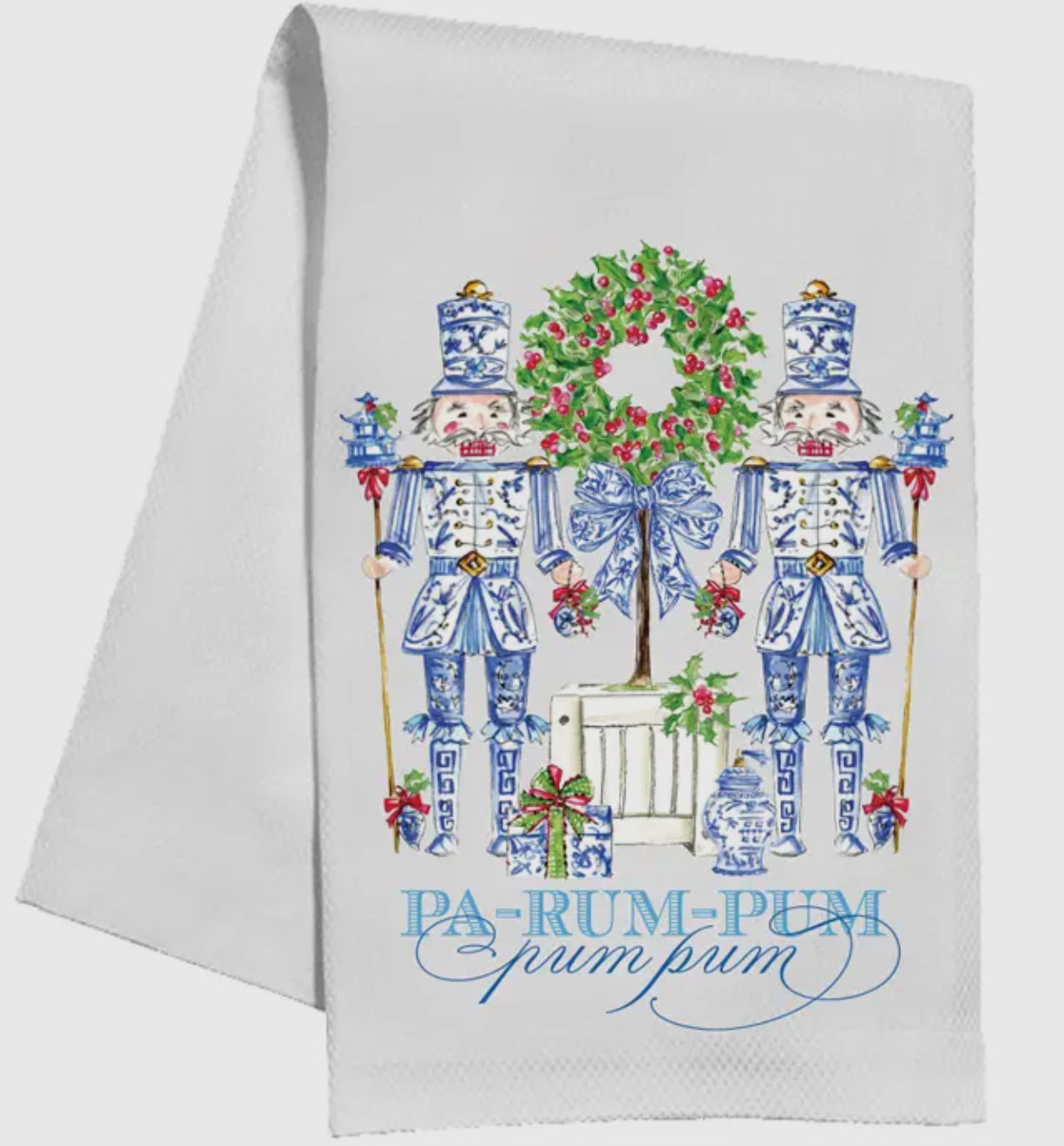 Drummer Boy Nutcracker Kitchen Towel
