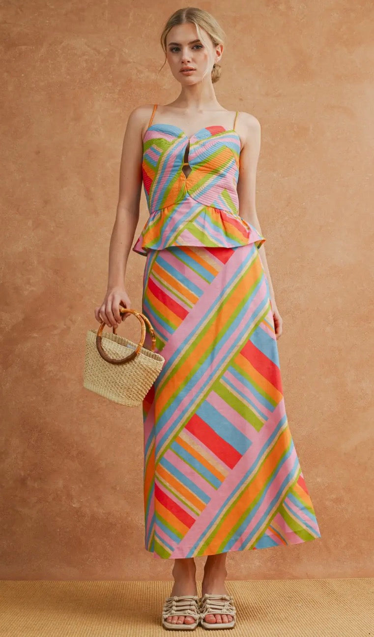 Colorful Striped Set