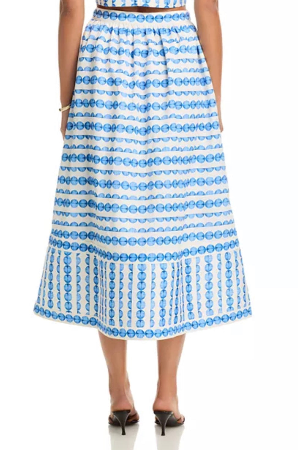 True Blue Structured Skirt