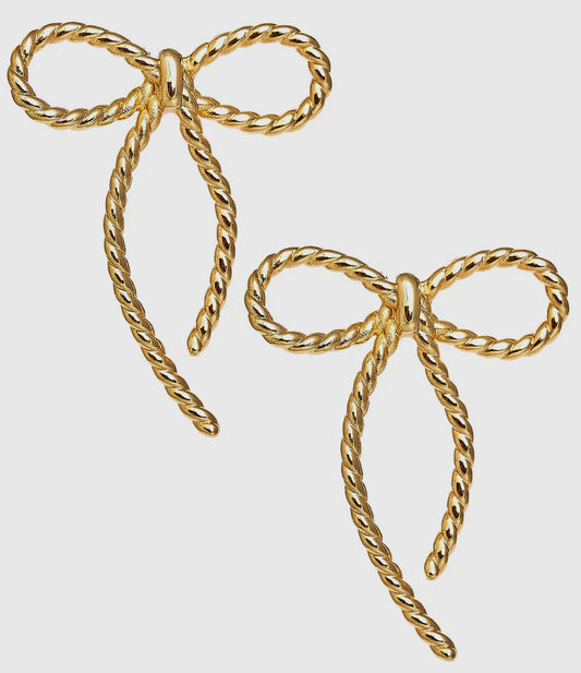 Mini Tory Bow Earring