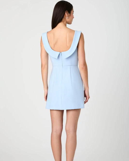 Whisper Collar Mini Dress