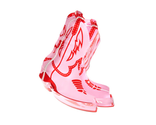 Pink Cowboy Boot Paper Weight