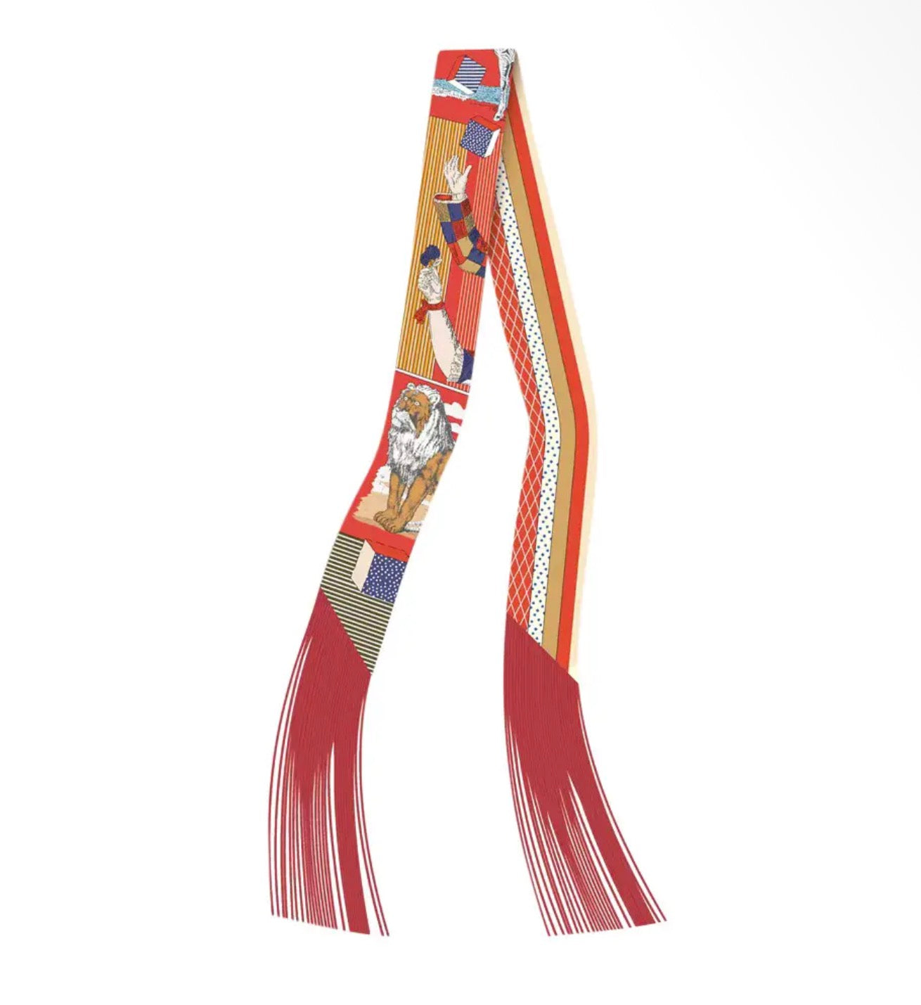 Frilly Scarf - Red