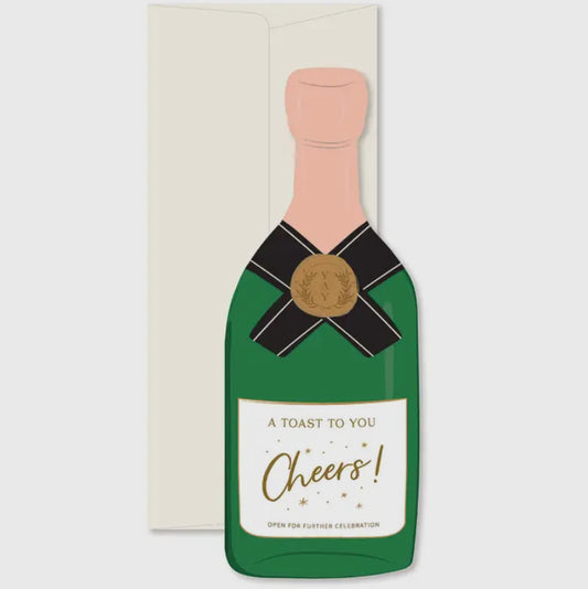 Cheers! Champagne Greeting Card