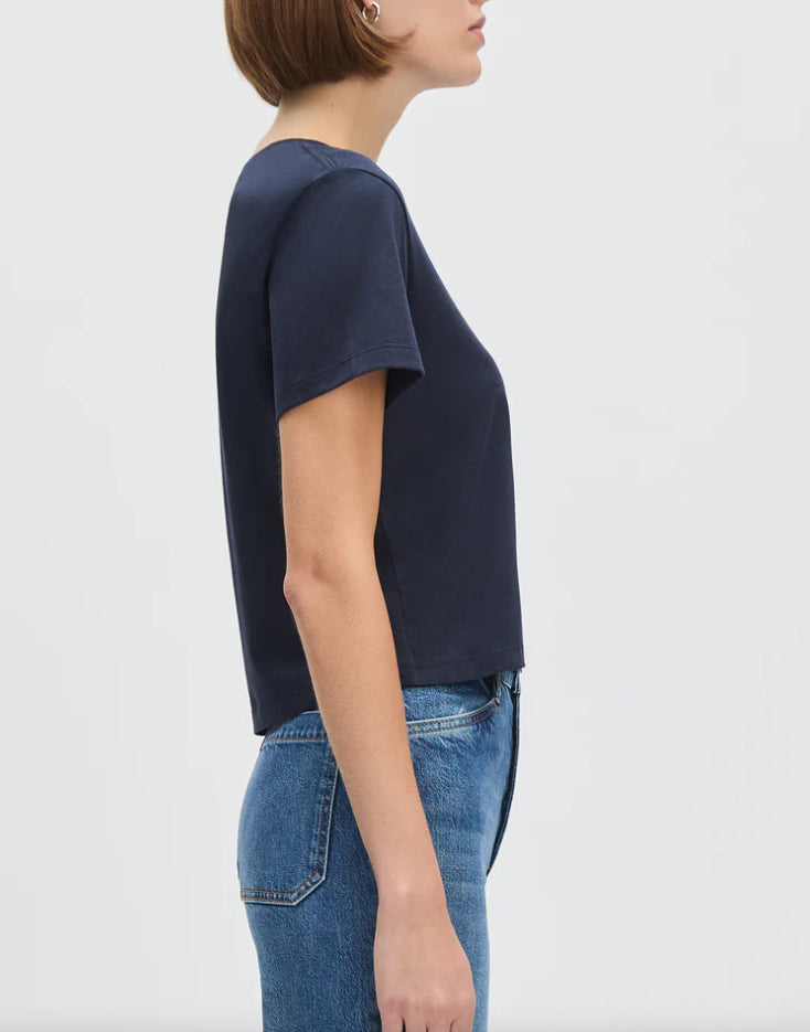 Favorite Daughter Cropped Logo Tee