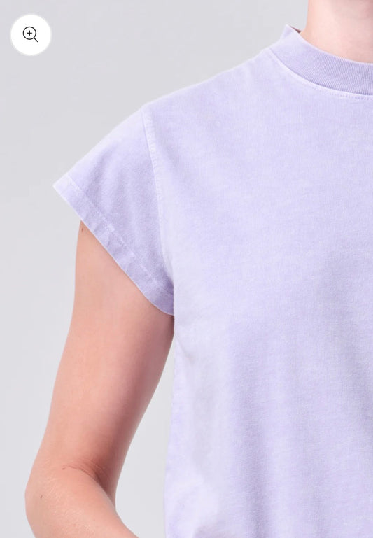 Bryce Long Tee Acid Lilac