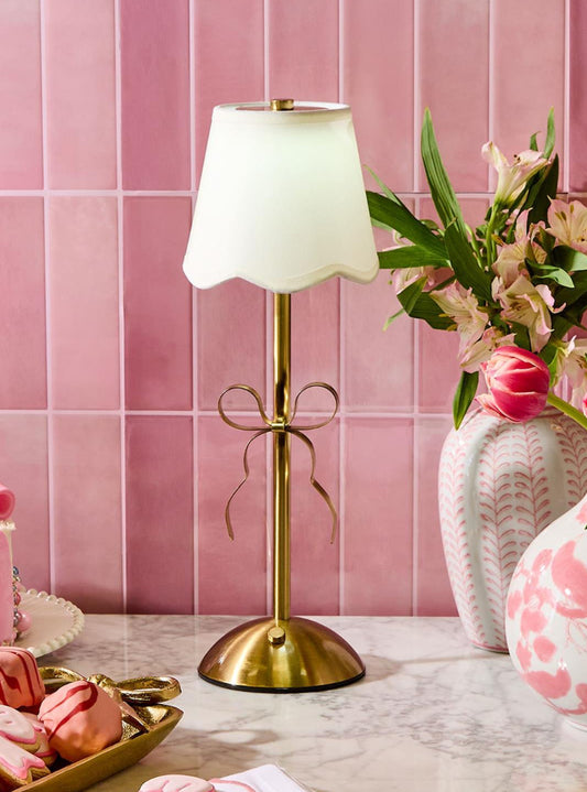 Gold Bow LED Lamp