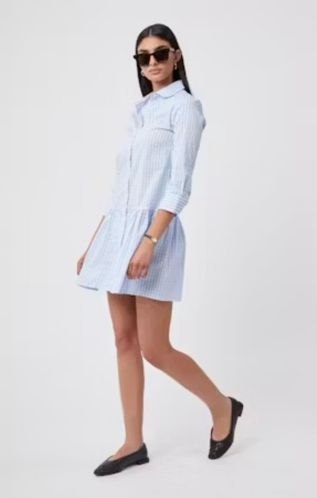The Drop Waist Shirt Dress