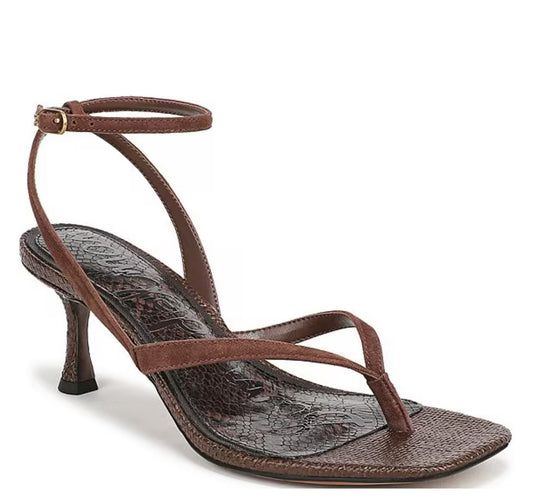 Pax Suede & Raffia Wrap Sandal