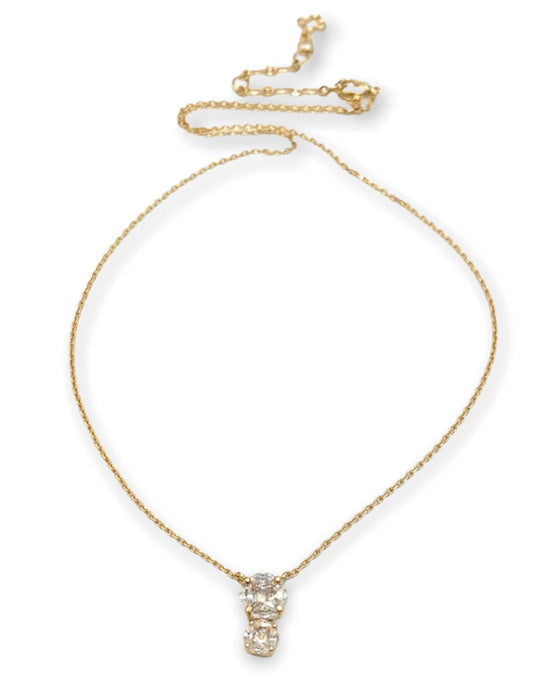 Lucia Double Drop Necklace