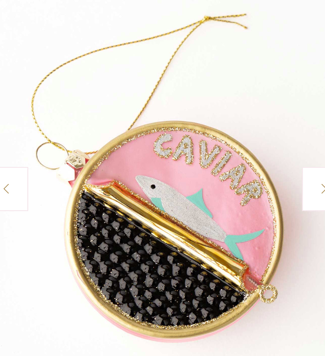 Pink Caviar Ornament
