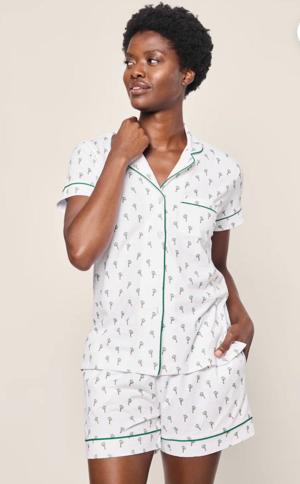 Luxe Pima Cotton Pajama Short Set